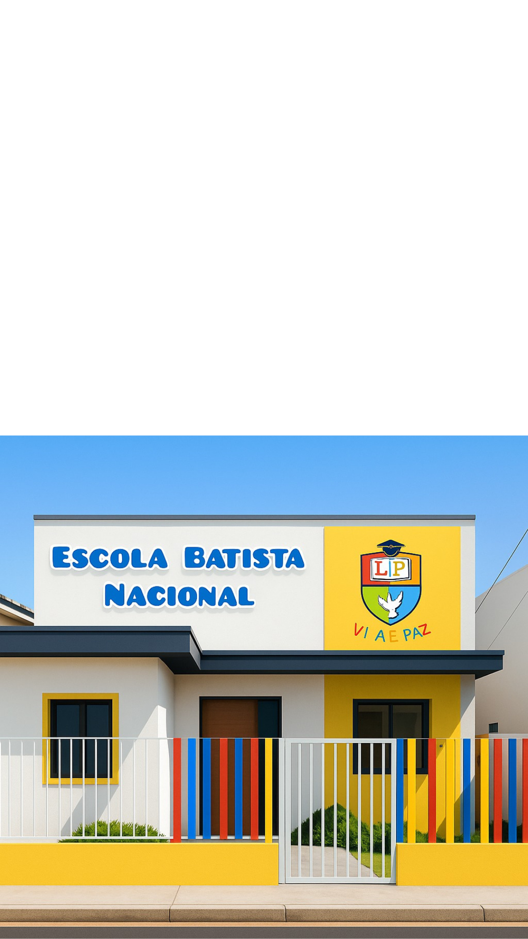 Projeção da futura Escola Batista Vida e Paz